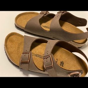 COPY - Unisex Roma Sandals- Walker, Toddler- Mocha LIKE NEW!